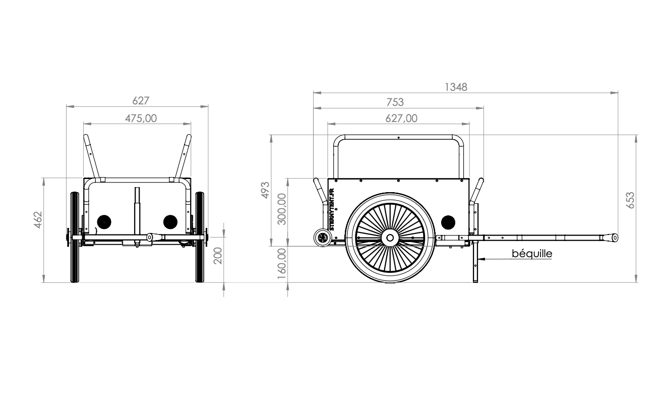 STERNYTRAILER - La remorque compact et légère de la marque STERNYTENT STERNYTRAILER - La remorque compact et légère de la marque STERNYTENT